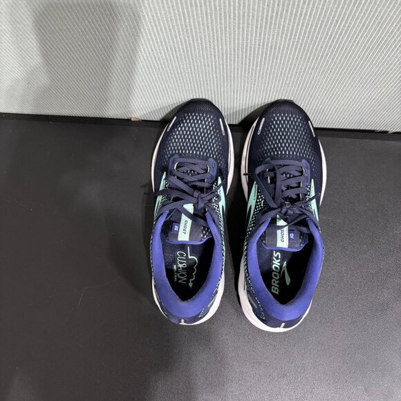 Brooks Ghost Women’s Running Shoes Navy Blue Mint Green 9.5 B Medium - Picture 8 of 10